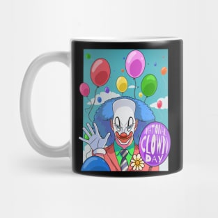 National Clown Day Funny Carnival Balloons Joke Mug